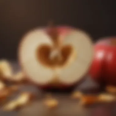 Health Benefits Associated with Apple Peel Health benefits of apple peel illustrated with various health icons