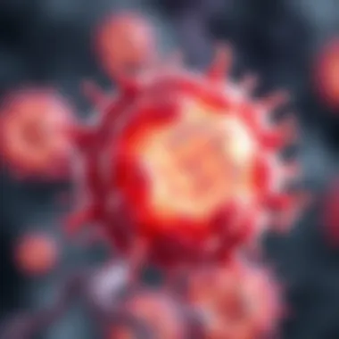 Tumor Biology and Cancer Cell Behavior Illustration of tumor biology and cancer cell behavior