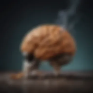 Cognitive deficits associated with tobacco use Diagram of cognitive functions influenced by smoking