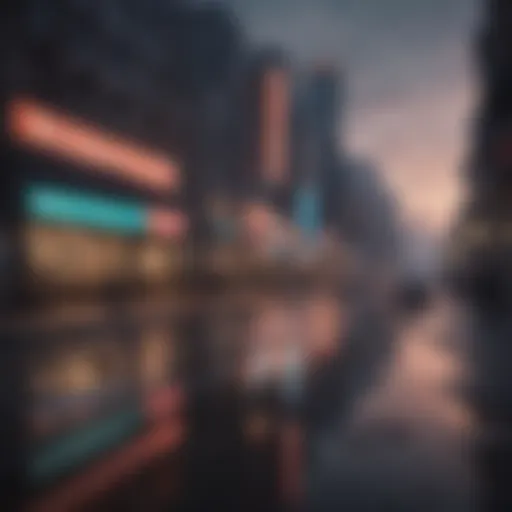 A cityscape during twilight reflecting hope and renewal after the pandemic.