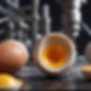 Biochemical Mechanisms of Egg Consumption Diagram explaining biochemical mechanisms linking eggs to blood pressure regulation