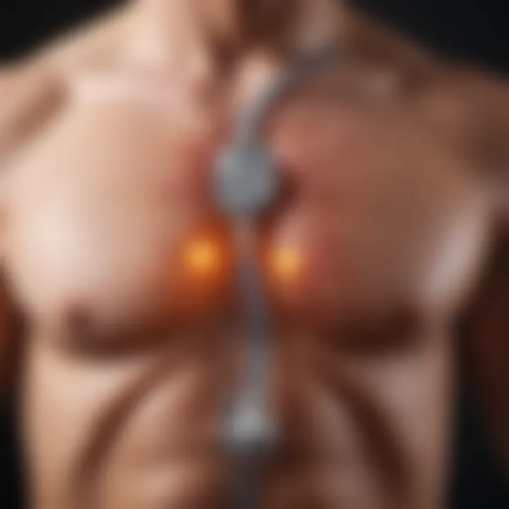 Illustration depicting monitoring techniques for renal function.