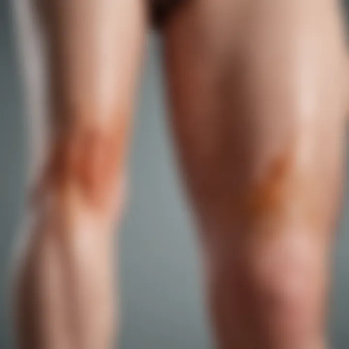 Chart correlating psoriasis and uric acid levels in patients