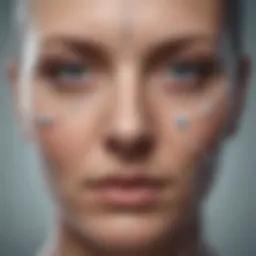 A conceptual artwork illustrating the connection between cancer and mental health.