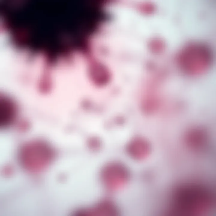 Microscopic View of PM 2.5 Particles Close-up of PM 2.5 particles under a microscope