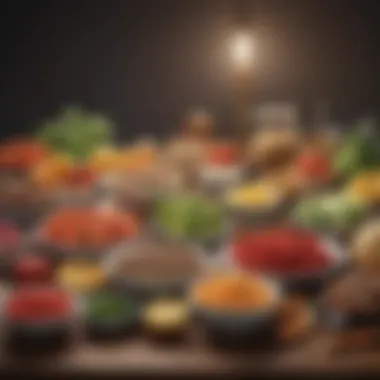 Diverse Dietary Options A vibrant array of healthy foods representing various dietary options.