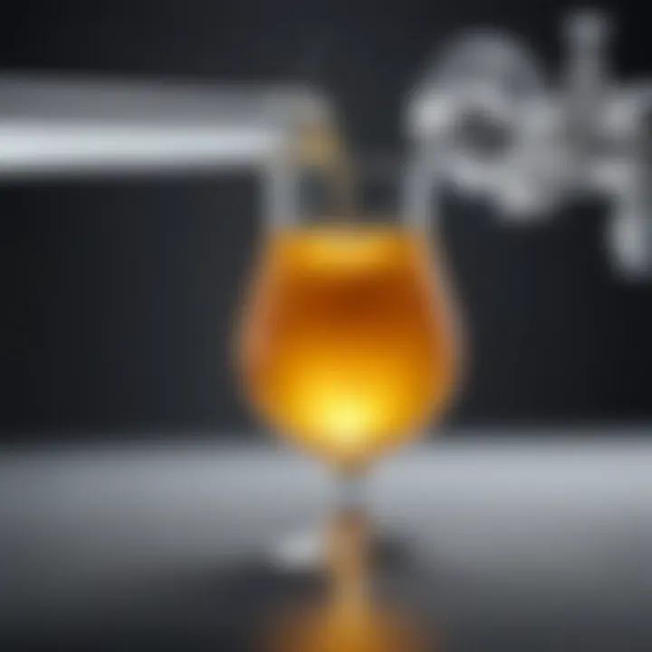 Conceptual illustration of urine acidification