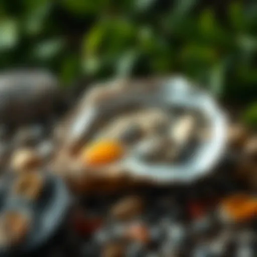 Zinc-rich food sources like oysters and nuts