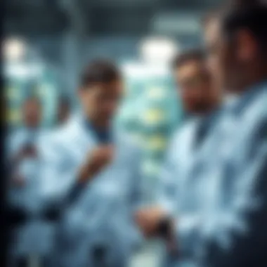 Visual representation of interdisciplinary collaboration in cancer research