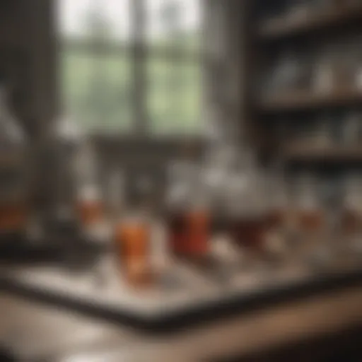 A historical illustration of toxicology laboratories