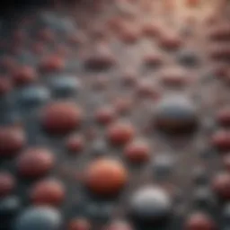 Illustration depicting the biochemical interactions of toxin patches