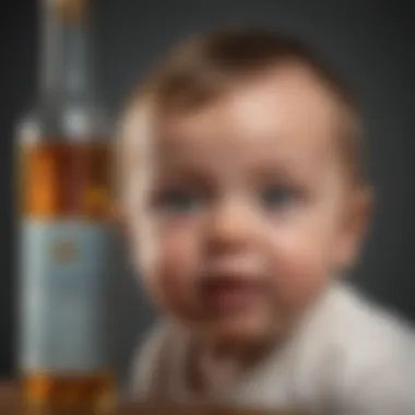 Chart detailing long-term effects of Alcohol Infant Syndrome on development