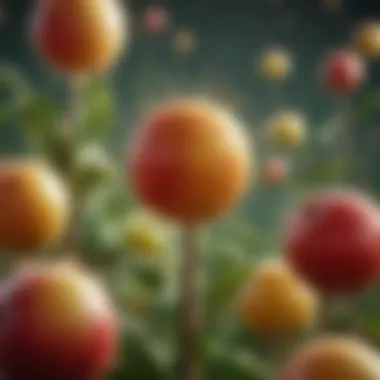 Cross-Reactivity Between Allergens Chart showing cross-reactivity between apple allergens and pollen