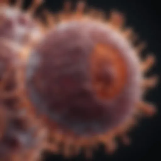 Illustration depicting B cell structure and function