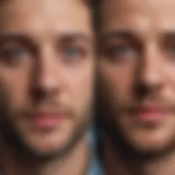 A diagram illustrating the key differences between Bipolar Type 1 and Type 2 disorders