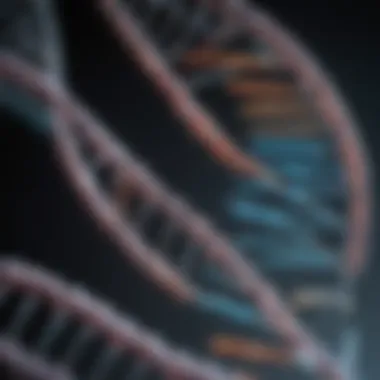 Graph illustrating cfDNA test result interpretation