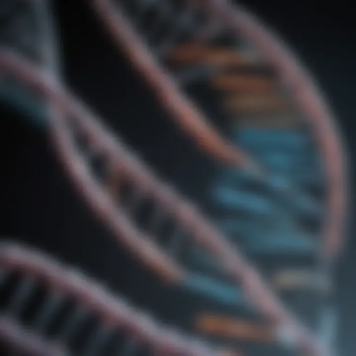 Graph illustrating cfDNA test result interpretation