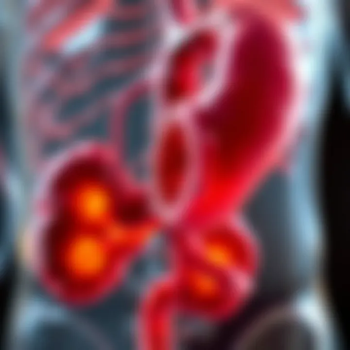 Anatomy of the Bile Ducts Illustration depicting the bile duct anatomy