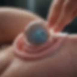 Ultrasound image depicting early fetal development