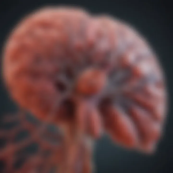 A chart showing diagnostic methods for fibrotic kidney disease