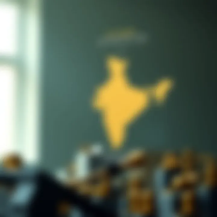 Diagram showing potential strategies for CO2 emissions reduction in India