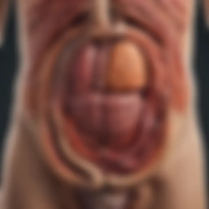 Diagram illustrating the pathophysiology of IBS