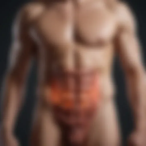 Visual representation of IBS symptoms