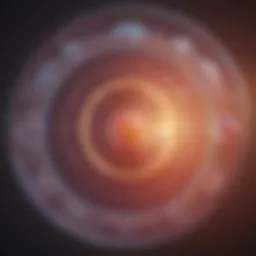 Illustration depicting the hormonal cycle influencing ovulation