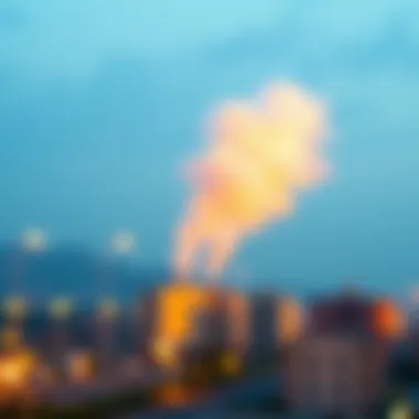 Graphic showing the impact of particulate matter on air quality