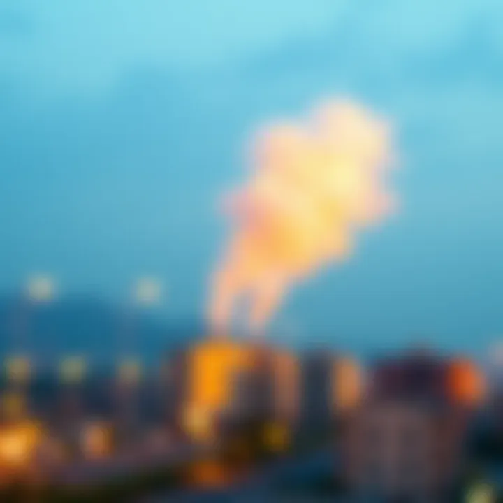 Graphic showing the impact of particulate matter on air quality