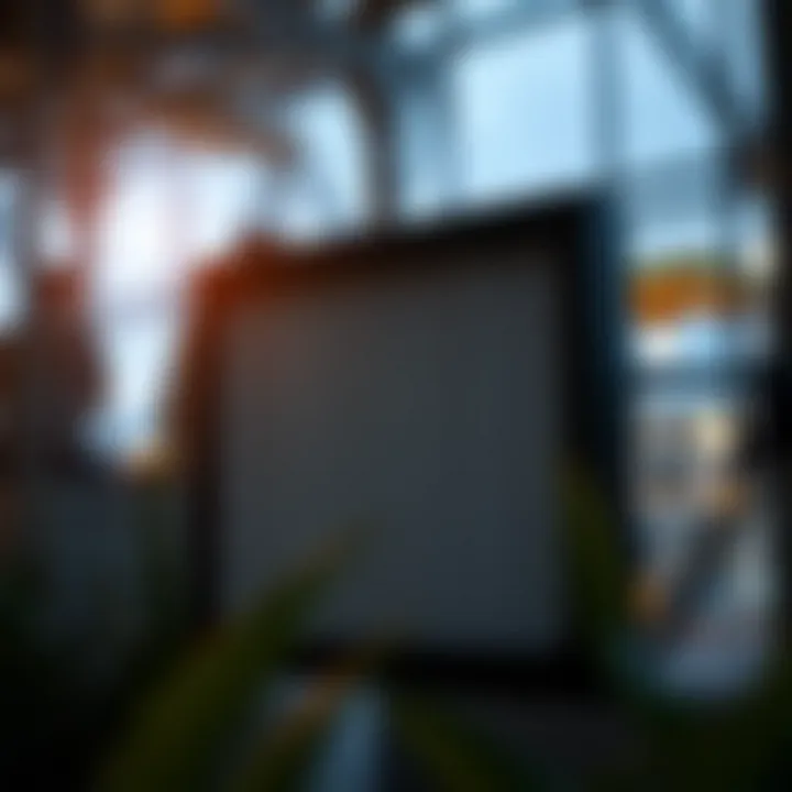 Visual representation of environmental sustainability related to air quality