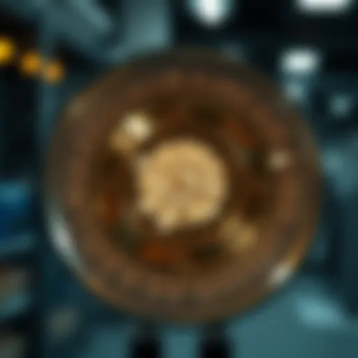 The Inner Workings of a Particulate Matter Filter Illustration depicting the structure of a particulate matter filter