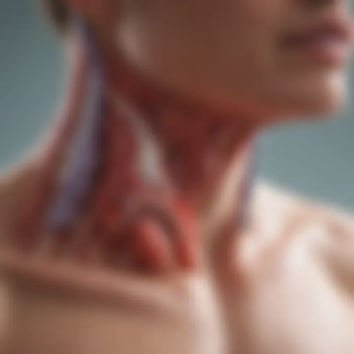 Illustration of the respiratory system affected by PAP