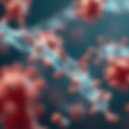 Illustration depicting the biochemical interactions of rd antibodies