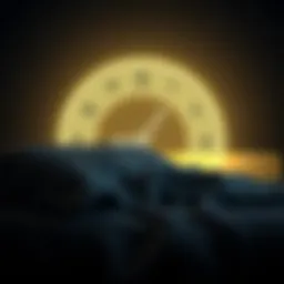 A visual representation of the sleep cycle stages.
