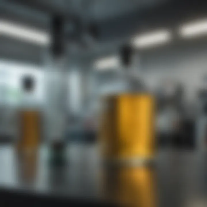 Sodium hypochlorite in a laboratory setting highlighting its importance in research