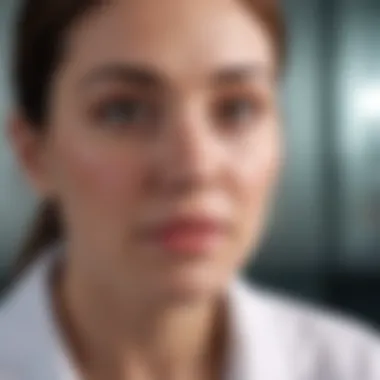Interpreting Lab Results Healthcare professional interpreting lab results
