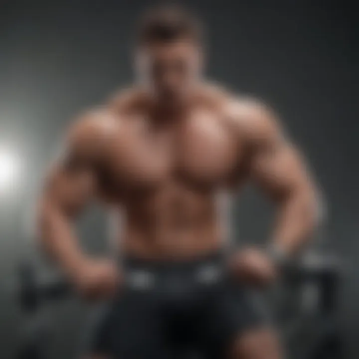 Visual showcasing the effects of sedentary lifestyle on muscle mass