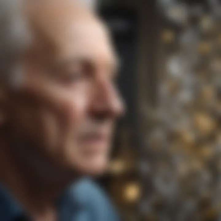 Visual representation of environmental factors influencing dementia.