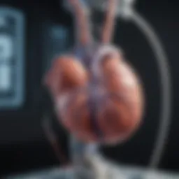 Illustration of renal system highlighting dialysis