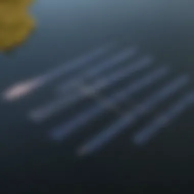 Aerial View of Floating Solar Panels Aerial view of a floating solar panel installation on a tranquil lake