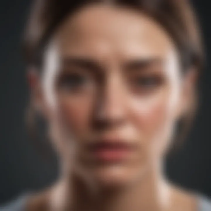 Visual representation of migraine triggers and their effects