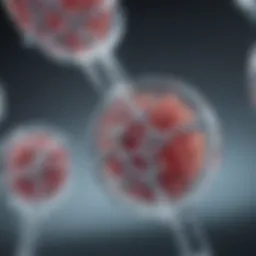 Illustration depicting the mechanism of protein antigen detection in laboratory settings