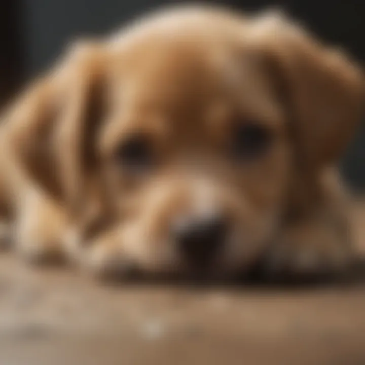 A healthy puppy playing, symbolizing recovery from parvovirus