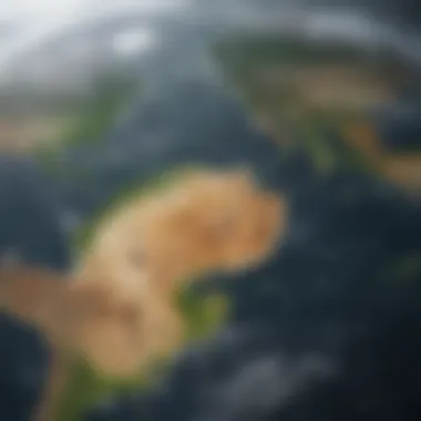 Global Distribution of Weather Regions Map showcasing the world's major weather regions