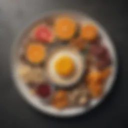 Vitamin D-rich foods on a plate